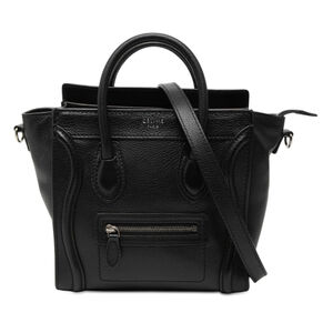 Pre-Loved Celine Nano Leather Luggage Tote